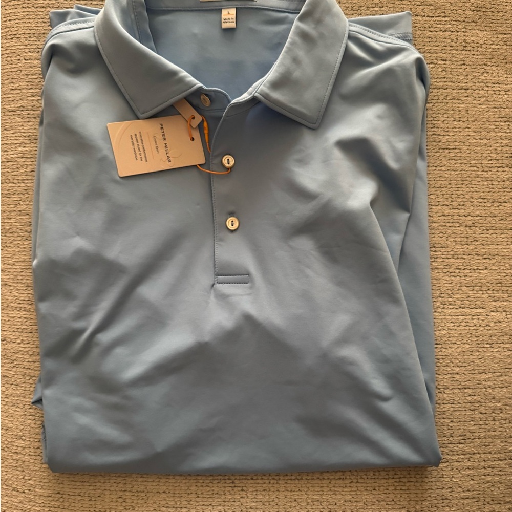 Men's Light Blue Polo Shirt